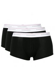 DSQUARED2 - Set 3 boxer con logo - Colore: Nero,Ta