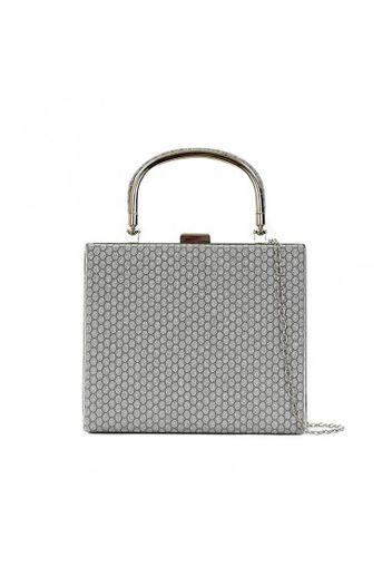 EXE' - Borsa a mano in glitter - Colore: Argento,T