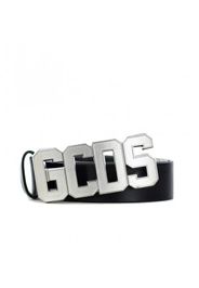 GCDS - Cintura con fibbia lettering - Colore: Nero