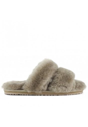 MOU - Slipper doppia fascia in pelliccia