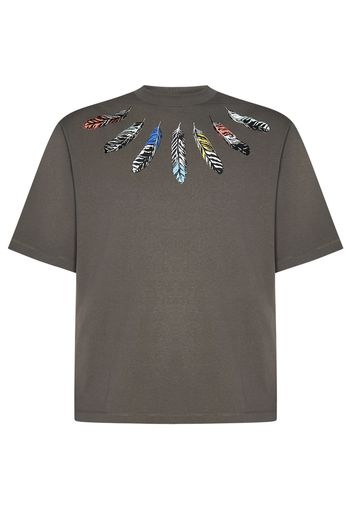 T-shirt COLLAR FEATHERS Marcelo Burlon