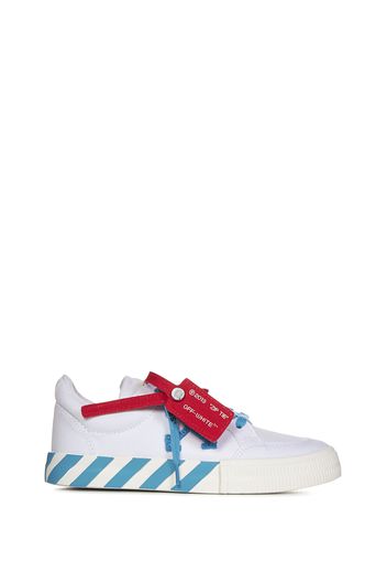 Sneakers Vulcanized Lace Up Canvas Off-White Kids