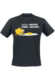 1, 2, 3, 4... Breathe, Dammit, Breathe!!! -  - T-Shirt - Uomo - nero