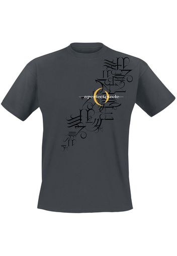 A Perfect Circle - Hieroglyphics - T-Shirt - Uomo - carbone