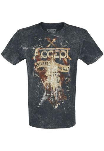 Accept - Restless And Wild - T-Shirt - Uomo - grigio