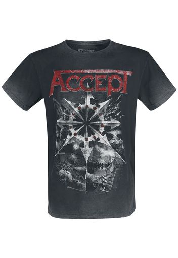 Accept - Rise Of Chaos - T-Shirt - Uomo - nero grigio