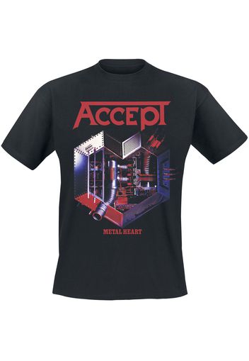 Accept - Metal Heart - T-Shirt - Uomo - nero