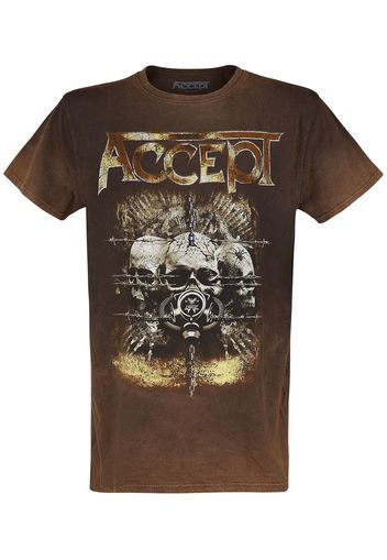 Accept - Nuclear Skulls - T-Shirt - Uomo - ruggine