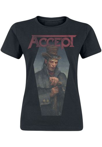 Accept - The Undertaker - T-Shirt - Donna - nero