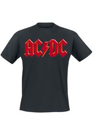 AC/DC - Red Logo - T-Shirt - Uomo - nero