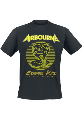 Airbourne - Cobra Kai - T-Shirt - Uomo - nero