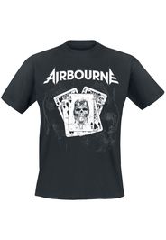 Airbourne - Playing Cards - T-Shirt - Uomo - nero