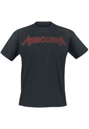 Airbourne - Cracked Logo - T-Shirt - Uomo - nero