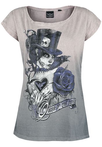 Alchemy England - Queen Of The Dead - T-Shirt - Donna - rosa pallido