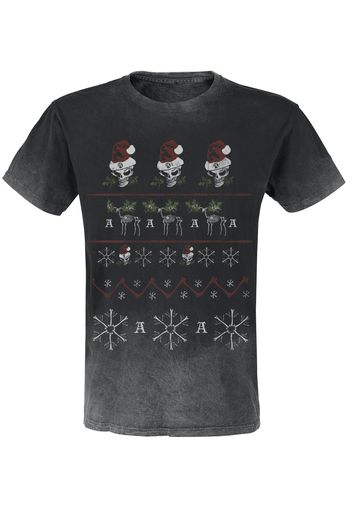 Alchemy England - Merry Deadly Christmas - T-Shirt - Uomo - grigio