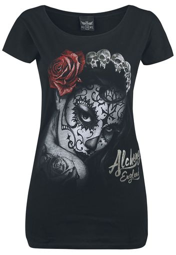 Alchemy England - Widow's Weed - T-Shirt - Donna - nero