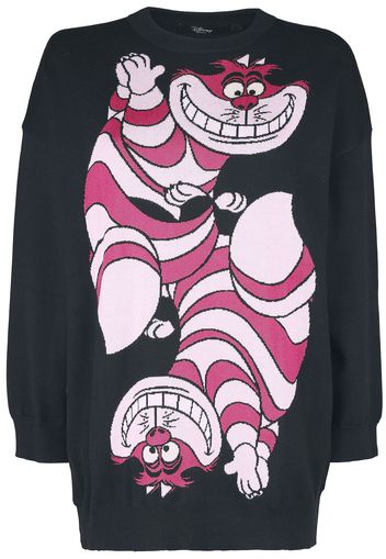 Alice in Wonderland - Cheshire Cat - Maglione - Donna - nero