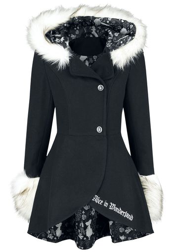 Alice in Wonderland - Wonderland - Cappotto corto - Donna - nero