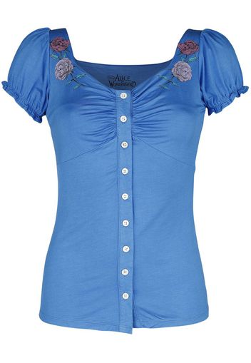 Alice in Wonderland - Rosegarden - Maglia Sportiva - Donna - blu