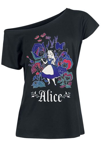 Alice in Wonderland - Fairy Tales - T-Shirt - Donna - nero