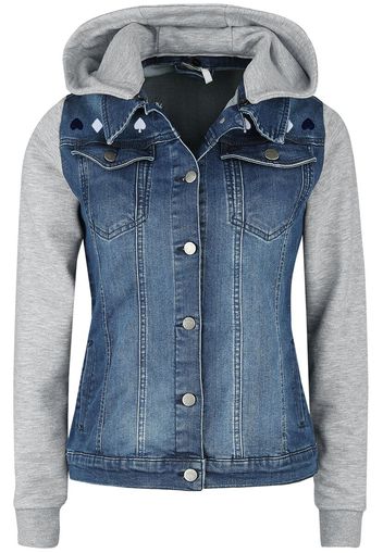 Alice in Wonderland - Alice - Giubbetto di jeans - Donna - blu grigio