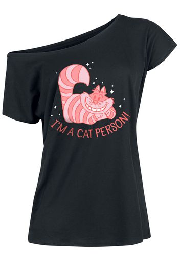 Alice in Wonderland - Chesire Cat - T-Shirt - Donna - nero