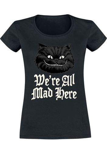 Alice in Wonderland - Mad - T-Shirt - Donna - nero