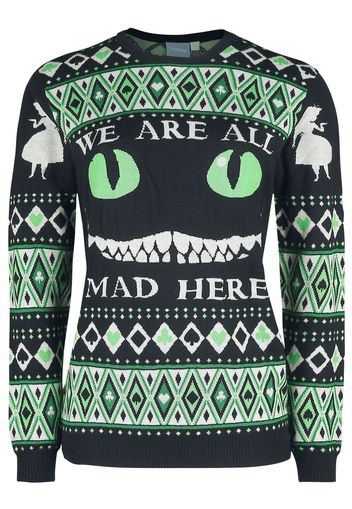 Alice in Wonderland - Winter Madness - Christmas jumper - Donna - multicolore