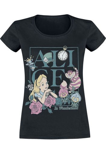 Alice in Wonderland - Alice - T-Shirt - Donna - nero