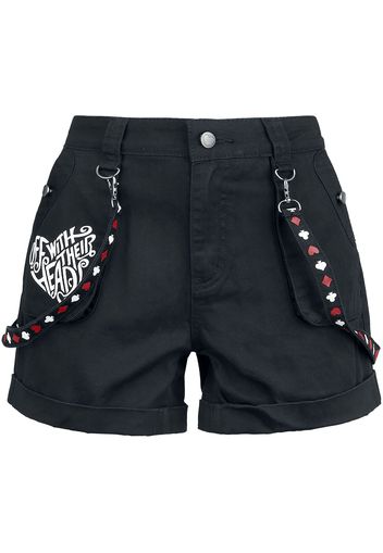 Alice in Wonderland - Curiouser And Curiouser - Shorts - Donna - nero