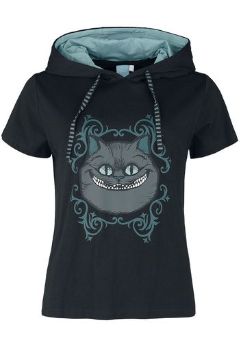 Alice in Wonderland - Cheshire Cat - We're All Mad Here - T-Shirt - Donna - nero