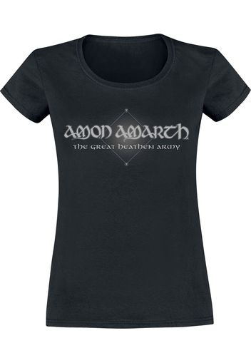 Amon Amarth - Great Heathen Army Logo - T-Shirt - Donna - nero