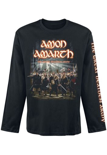 Amon Amarth - Great Heathen Army - Maglia Maniche Lunghe - Uomo - nero