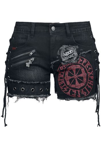 Amon Amarth - EMP Signature Collection - Shorts - Donna - nero