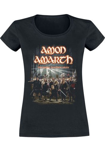 Amon Amarth - Great Heathen Army - T-Shirt - Donna - nero