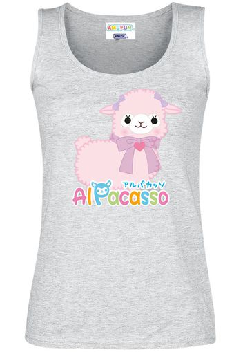 Amufun - Alpacasso - Top - Donna - grigio