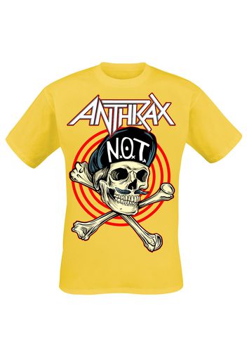 Anthrax - Not Man - T-Shirt - Uomo - giallo