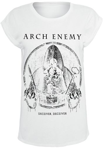 Arch Enemy - Deceiver, Deceiver - T-Shirt - Donna - bianco