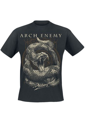 Arch Enemy - Deceivers Snake - T-Shirt - Uomo - nero