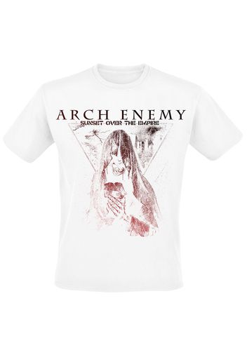 Arch Enemy - Sunset Over The Empire - T-Shirt - Uomo - bianco