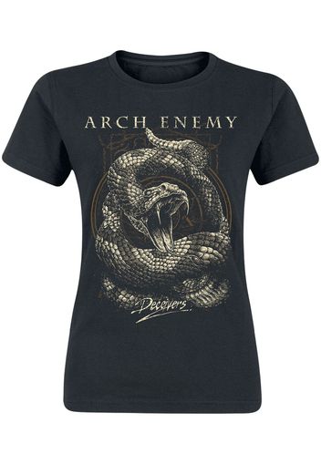 Arch Enemy - Deceivers Snake - T-Shirt - Donna - nero