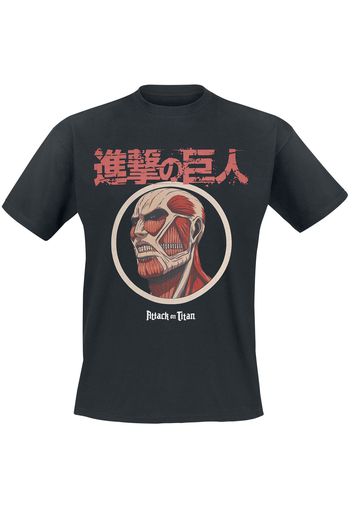 Attack On Titan - Colossus Titan - Maglia Sportiva - Uomo - nero