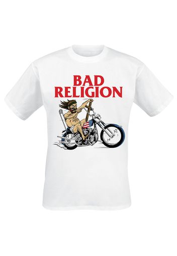 Bad Religion - American Jesus - T-Shirt - Uomo - bianco