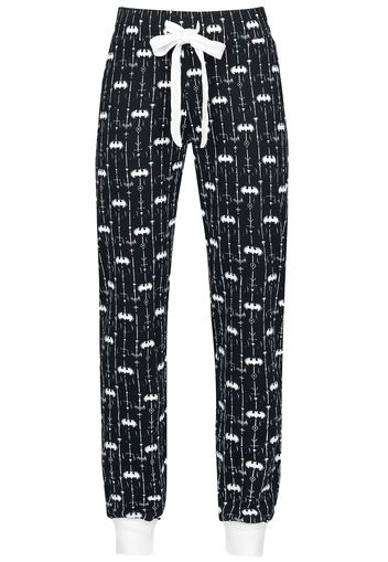 Batman - Bat-Logo - Pantaloni pigiama - Donna - nero bianco