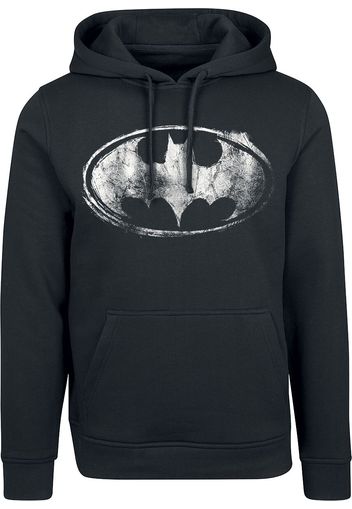 Batman - Smudge Logo - Felpa con cappuccio - Uomo - nero