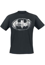 Batman - Smudge Logo - T-Shirt - Uomo - nero