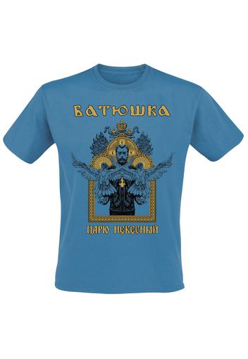 Batushka - Heavenly King - T-Shirt - Uomo - blu