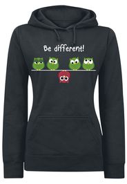 Be Different! -  - Felpa con cappuccio - Donna - nero