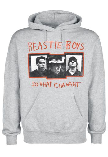 Beastie Boys - So Watcha Want - Felpa con cappuccio - Uomo - grigio