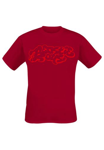 Beastie Boys - Graffiti Logo - T-Shirt - Uomo - rosso